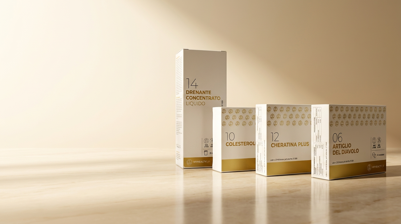 Donna con integratore premium MyHealtyLife